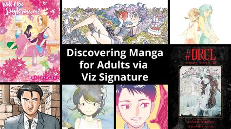 manga adult|Discovering Manga for Adults via Viz Signature